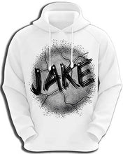 A003 Personalized Custom Airbrushed Granite Name Writing Color Party Design Gift Hoodie Design Yours