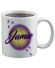 A006 Personalized Airbrush Name Design Ceramic Coffee Mug Design Yours