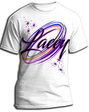 A008 Personalized Custom Airbrushed Name Writing Color Party Design Gift Shirt Design Yours