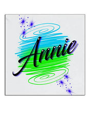 A016 Personalized Airbrush Name Design Ceramic Coaster Design Yours