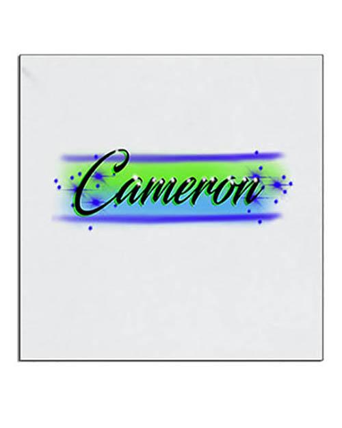 A018 Personalized Airbrush Name Design Ceramic Coaster Design Yours
