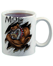 B045 Personalized Airbrush Muscle Bulldog Ceramic Coffee Mug Design Yours