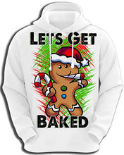 B153 Personalized Airbrush Gingerbread Man Hoodie Sweatshirt Design Yours