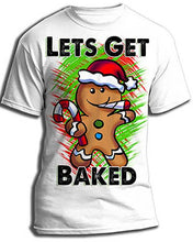 B153 Personalized Airbrush Gingerbread Man Kids and Adult Tee Shirt Design Yours