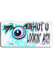 B221 Digitally Airbrush Painted Personalized Custom Evil Eye Auto License Plate Tag