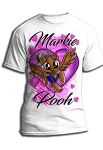 B236 Digitally Airbrush Painted Personalized Custom Pony Adult and Kids T-Shirt