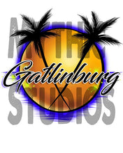 E015 custom personalized airbrush Gatlinburg sunset Scene Hoodie Sweatshirt Design Yours