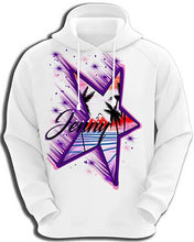 E025 Personalized Airbrush Palm Trees Beach Landscape Hoodie Sweatshirt Design Yours