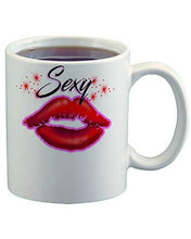 F012 Custom Airbrush Personalized Sexy Lips Ceramic Coffee Mug Design Yours
