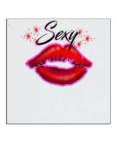 F012 Custom Airbrush Personalized Sexy Lips Ceramic Coaster Design Yours