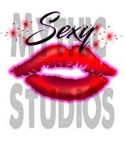 F012 Custom Airbrush Personalized Sexy Lips Ceramic Coaster Design Yours