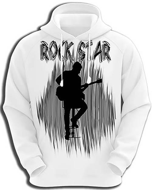 F016 Custom Airbrush Personalized Guitar Music Hoodie Sweatshirt Design Yours