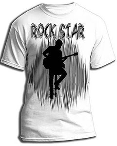 F016 Custom Airbrush Personalized Guitar Music Tee Shirt Design Yours