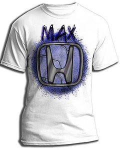 F019 Custom Airbrush Personalized Honda Tee Shirt Design Yours