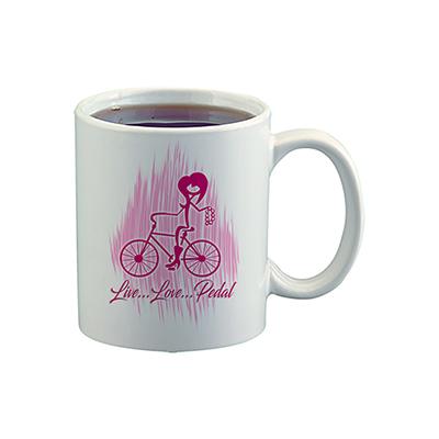 F049 Digitally Airbrush Painted Personalized Custom Bicycle    Ceramic Coffee Mug