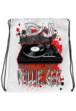F069 Digitally Airbrush Painted Personalized Custom DJ Record Mixer  vacation discount  Drawstring Backpack.