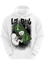 F073 Digitally Airbrush Painted Personalized Custom Baby Money Girl  Adult and Kids Hoodie Sweatshirt