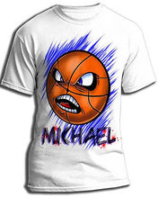 G004 Personalized Airbrush Basketball Tee Shirt Design Yours