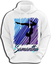 G012 Personalized Airbrush Gymnastics Hoodie Sweatshirt Design Yours