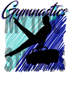 G013 Personalized Airbrush Gymnastics Ceramic Coaster Design Yours