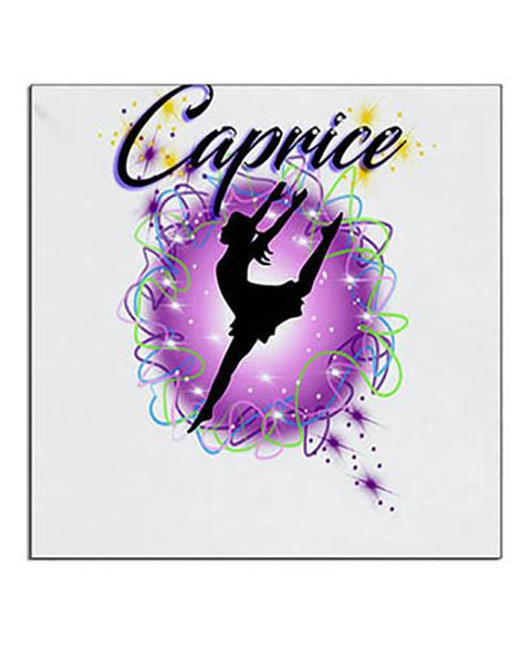 G018 Personalized Airbrush Dancer Ceramic Coaster Design Yours