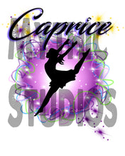 G018 Personalized Airbrush Dancer Ceramic Coaster Design Yours