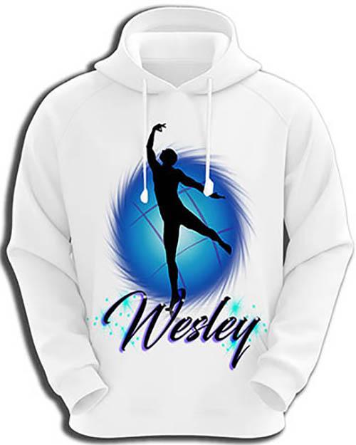 G019 Personalized Airbrush Dance Hoodie Sweatshirt Design Yours