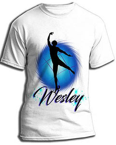 G019 Personalized Airbrush Dance Tee Shirt Design Yours