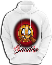 G021 Personalized Airbrush Baseball Hoodie Sweatshirt Design Yours