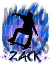 G024 Personalized Airbrush Skateboarding Ceramic Coaster Design Yours
