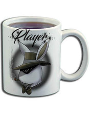 H017 Custom Airbrush Personalized Player Bunny Ceramic Coffee Mug Design Yours