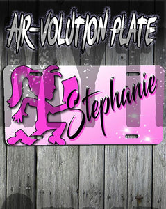 H026 Custom Airbrush Personalized Juggalette HatchetGirl License Plate Tag Design Yours