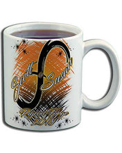 H048 Custom Airbrush Personalized Infinity Sign Ceramic Coffee Mug Design Yours