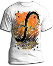 H048 Custom Airbrush Personalized Infinity Sign Tee Shirt Design Yours