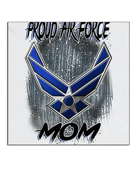 H054 Custom Airbrush Personalized US Airforce Logo Ceramic Coaster Design Yours