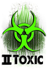 H059 Digitally Airbrush Painted Personalized Custom Toxic Logo    Snapback Trucker Hats