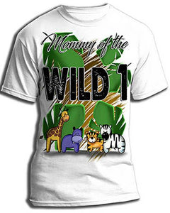 I031 Personalized Airbrush Safari Animals Kids and Adult Tee Shirt Design Yours
