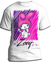 LB005 custom personalized airbrush Kitty Rabbit Tee Shirt Design Yours