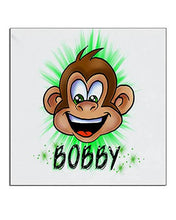 LB008 Personalized Airbrush Monkey Ceramic Coaster Design Yours