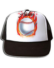 LG001 Custom Airbrush Personalized Baseball Snapback Trucker Hat Design Yours