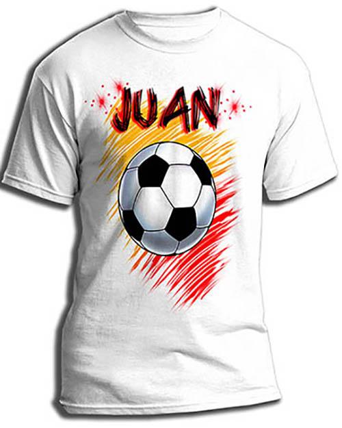 LG003 custom personalized airbrush soccer world cup Tee Shirt Design Yours