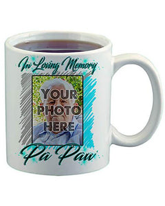 PT001 Personalized Airbrush Your Photo On a Ceramic Coffee Mug Design Yours