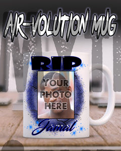 PT002 Personalized Airbrush Your Photo On a Ceramic Coffee Mug Design Yours