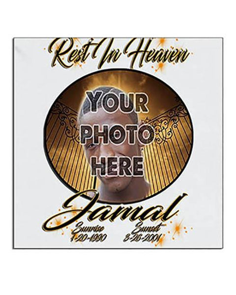 PT003 Personalized Airbrush Your Photo On a Ceramic Coaster Design Yours