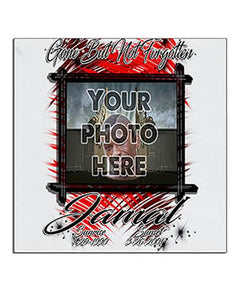 PT005 Personalized Airbrush Your Photo On a Ceramic Coaster Design Yours