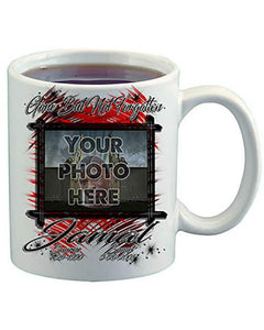 PT005 Personalized Airbrush Your Photo On a Ceramic Coffee Mug Design Yours