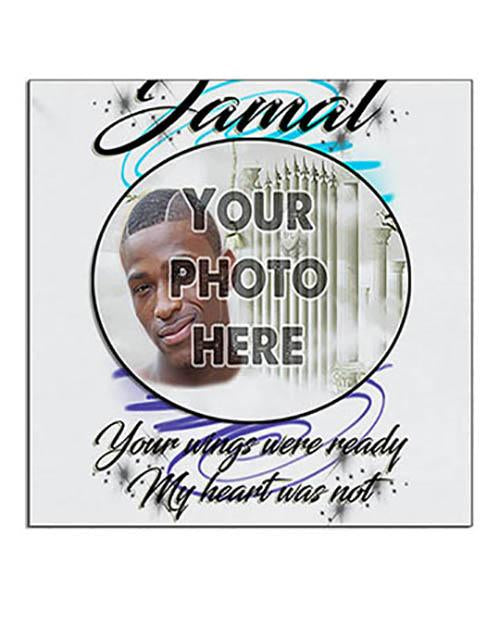 PT008 Personalized Airbrush Your Photo On a Ceramic Coaster Design Yours
