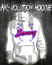 A005 Personalized Custom Airbrushed Name Writing Color Party Design Gift Hoodie Design Yours
