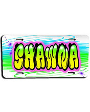 A010 Personalized Custom Airbrushed Name Writing Color Party Design Gift License Plate Tag Design Yours