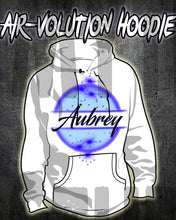 A017 Personalized Custom Airbrushed Name Writing Color Party Design Gift Hoodie Design Yours
